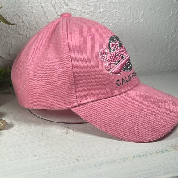 NWT San Francisco California Lanza Pink Embroidered Adjustable Ball Cap Hat New - Picture 2 of 11